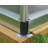Palram - Canopia Bella 8' W x 8' D Walk-In Hobby Twin Wall Polycarbonate Aluminum Frame Bell Greenhouse Kit with Roof Vent - Silver-90988242