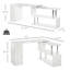 Bureau d'ordinateur rotatif Homcom