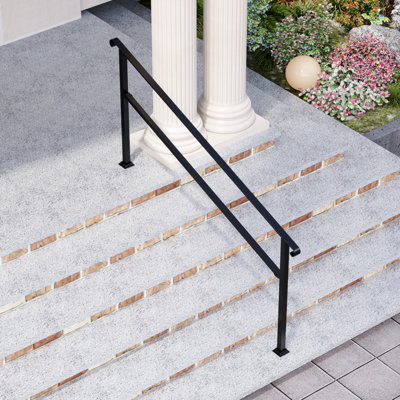 Ensemble de rampe d'escalier pour terrasse extérieure