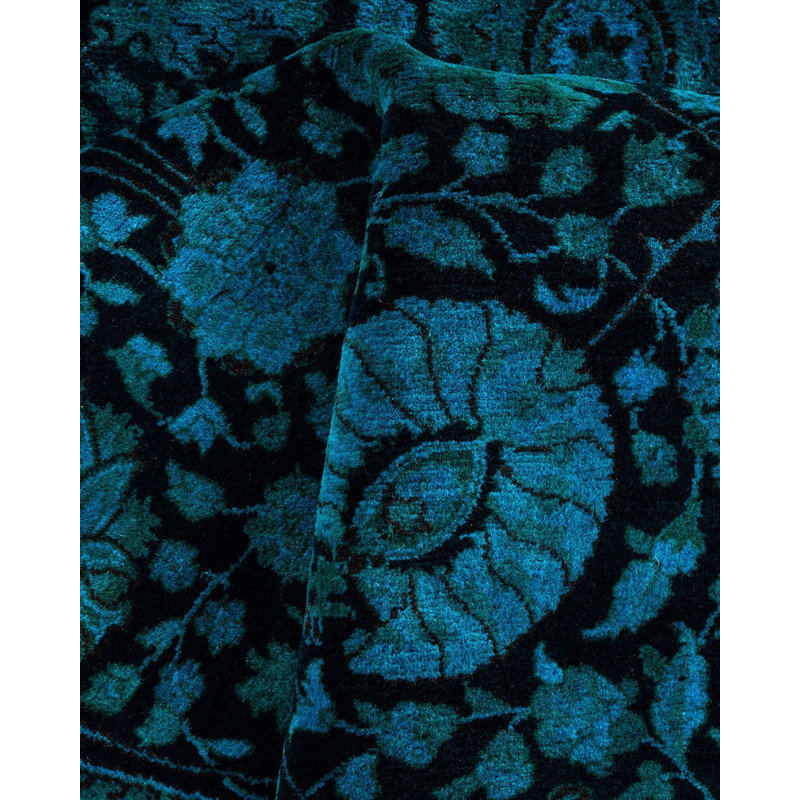 Fine Vibrance One-of-a-Kind 6' 1" x 9' 1" Hand Knotted Area Rug