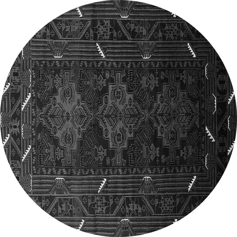 Oriental Indoor Rug, Round 3'