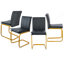 Ensemble de 4 chaises de salle à manger modernes avec pieds en métal-984565602-984565604-984565533