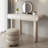 Sharyce Solid Wood Vanity with Seat