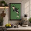 Leaping Whale Japandi - Wrapped Canvas-474032405-474032402