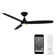 54" Blitzen 3 - Blade Smart Ceiling Fan With Remote Control Included, Works With Google Assistant, Amazon Alexa, iOS And Android APP