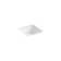 Verticyl Vitreous China Square Undermount Bathroom Sink with Overflow