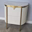 60 cm W Stainless Steel Bedside Table