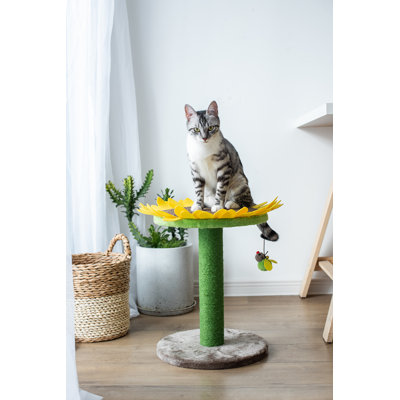 Catry 26" Sunflower Scratching Post