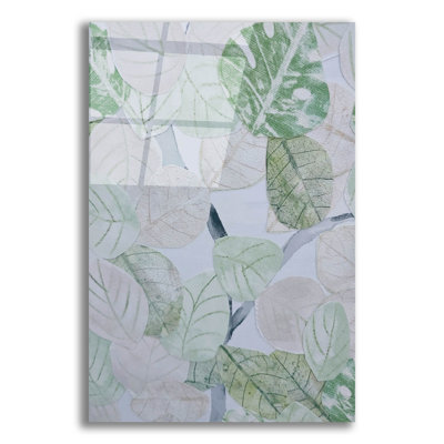 'Aspen Spring Leaves 1' by Coco Good Acrylic Glass Wall Art, 12" x 16"
