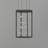 Aliciana 1 - Light Matte Black LED Square/Rectangle Pendant