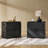 Guilherme 25"Tall Modern 2-Drawer Modular Design  Nightstand with Flip-Top and Solid Wood Handles(Set of 2)-530386738