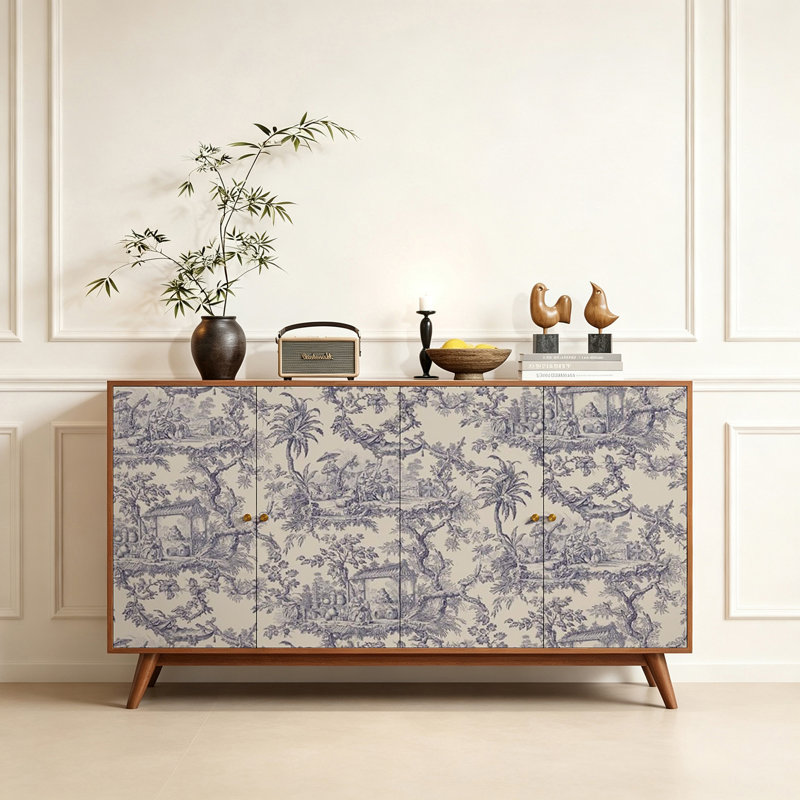 Retro style decorative universal sideboard cabinet