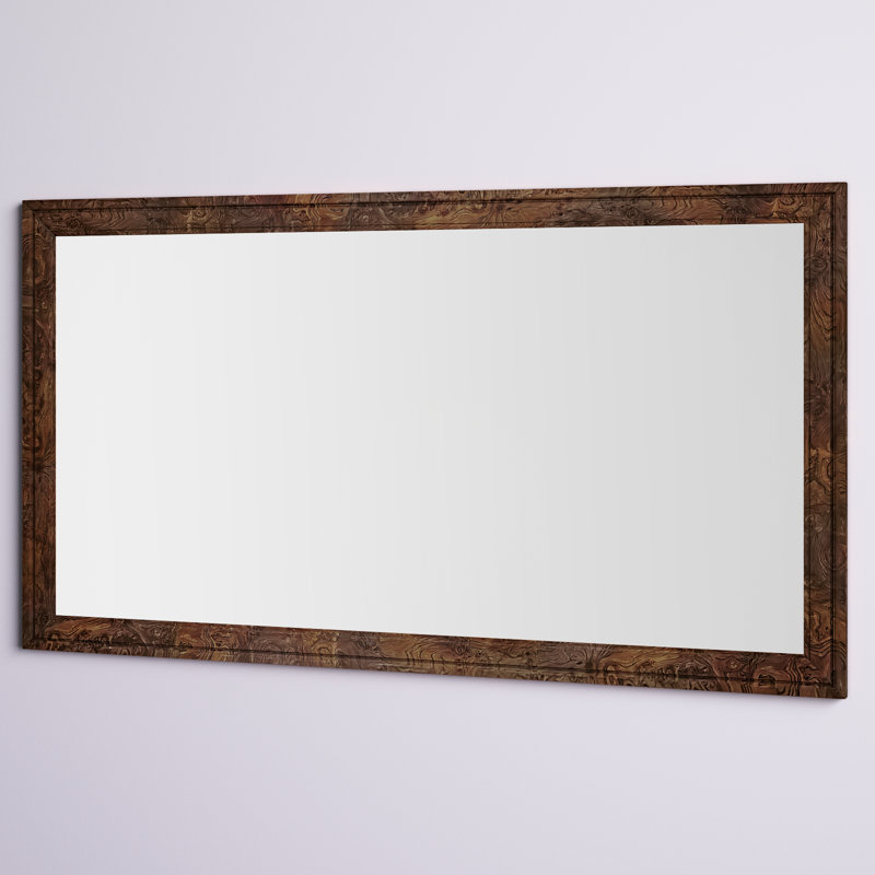 Larmar Engineered Wood Flat Mirror, 36" x 59.5"
