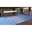 Tapis intérieur / extérieur bleu abstrait Datto-547415398