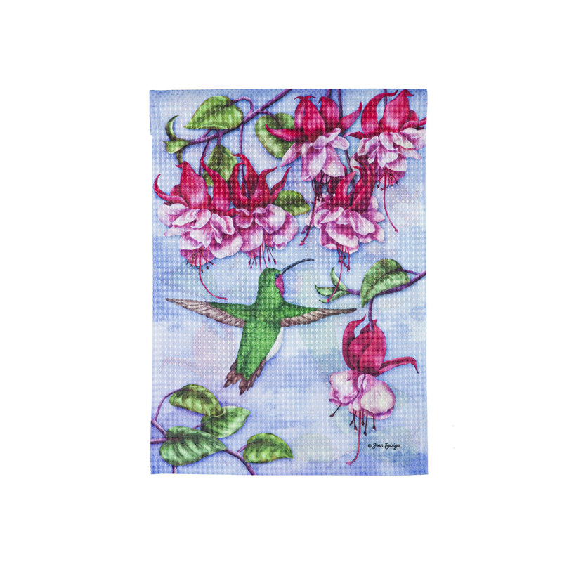 Drapeau de jardin en polyester 18 po x 12,5 po Soper