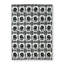 Posy Wool Floral Area Rug in Black/White-83476932
