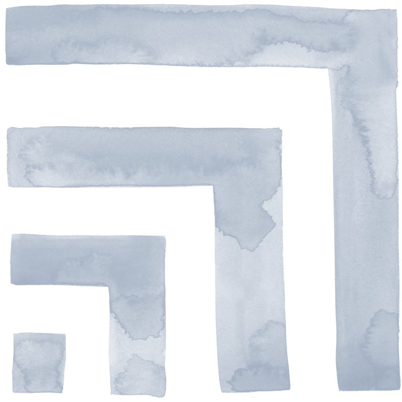 Muted Eccentricities II by Grace Popp - Wrapped Canvas Painting, 30cm H x 30cm W x 3.8cm D
