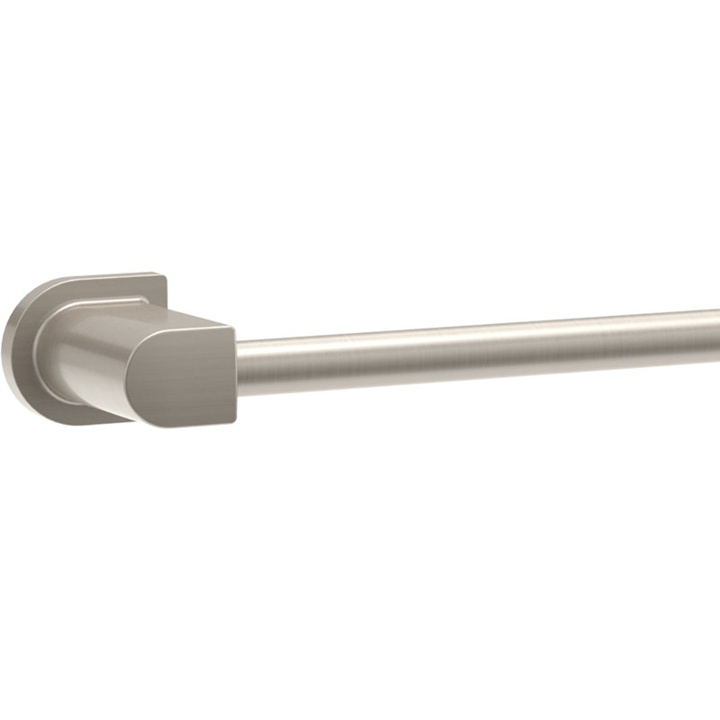 Barre à serviettes murale Xander 1, H 1,69 po x L 19,93 po x P 2,98 po, Nickel brossé