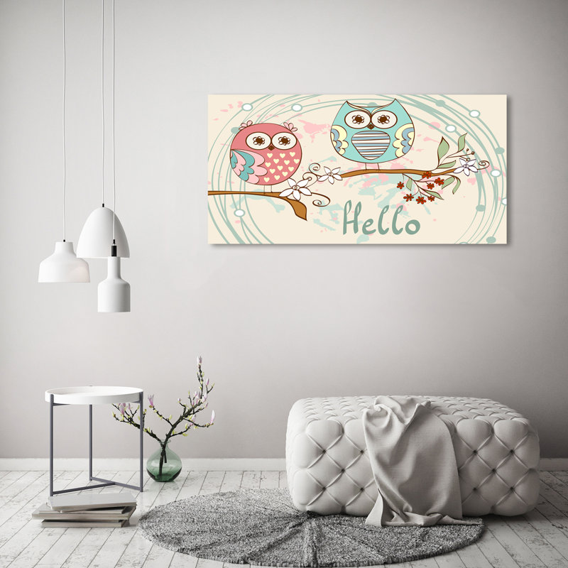 Owls - Wrapped Canvas Print