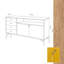 Dorielle 140cm Console Table