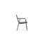 Milos Stackable Dining Chair + Smoke Cushion
