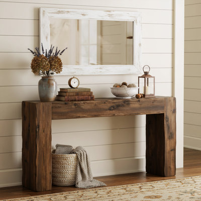 Arhab 63-Inch Solid Wood Console Table