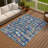 Machine Washable Indoor/Outdoor Karr ACN2377 Stripes Rug-1580964751