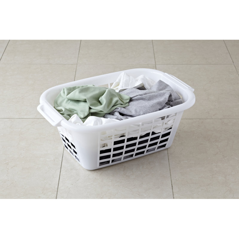 Plastic Laundry Basket with Handles