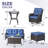 Bonia 8 Piece Wicker Rattan Sofa Seating Group with Cushions-1336717320-1336717321