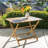 43.5'' Foldable Dining Table - Wood, Structure Feature Outdoor Wood Folding, Weather