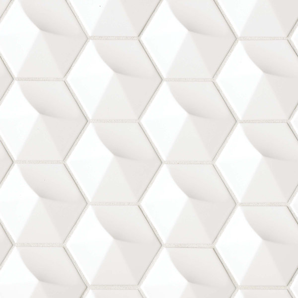 Hedron 4" x 5" Ceramic Tile