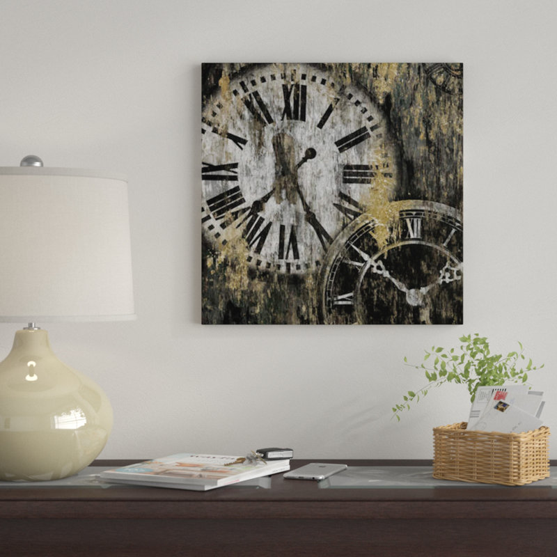 « clockwork i », reproduction sur toile, H 48 po x l 48 po x P 1,5 po