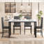 Ensemble repas 5 pièces avec chaises rembourrées en velours Janece-1374108954-1408793366