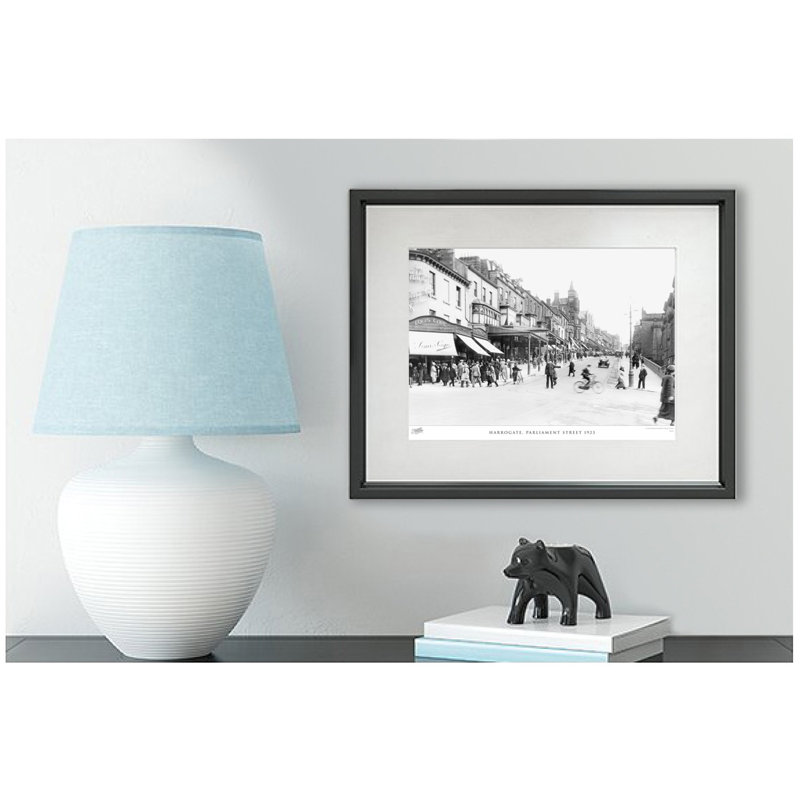 Harrogate, Parliament Street 1923 - Single Picture Frame Print, Black/White, 28cm H x 36cm W x 2.3cm D