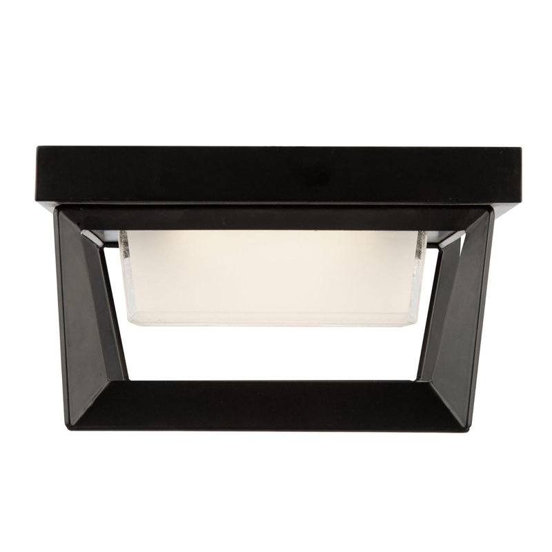 Black LED Outdoor Flush Mount