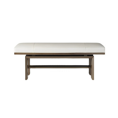 Fresnay Microfiber Leather Upholstered Bench
