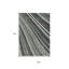 Tapis extérieur lavable rayé noir et ivoire 9 pi x 12 pi
