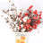 Fall Autumn Cotton Flowers Arrangement in Pot