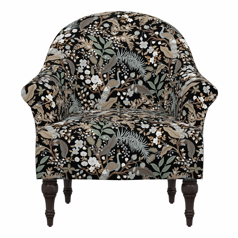Josephine Chair, Rpc Peacock Black Linen