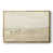 Toile avec cadre flottant or