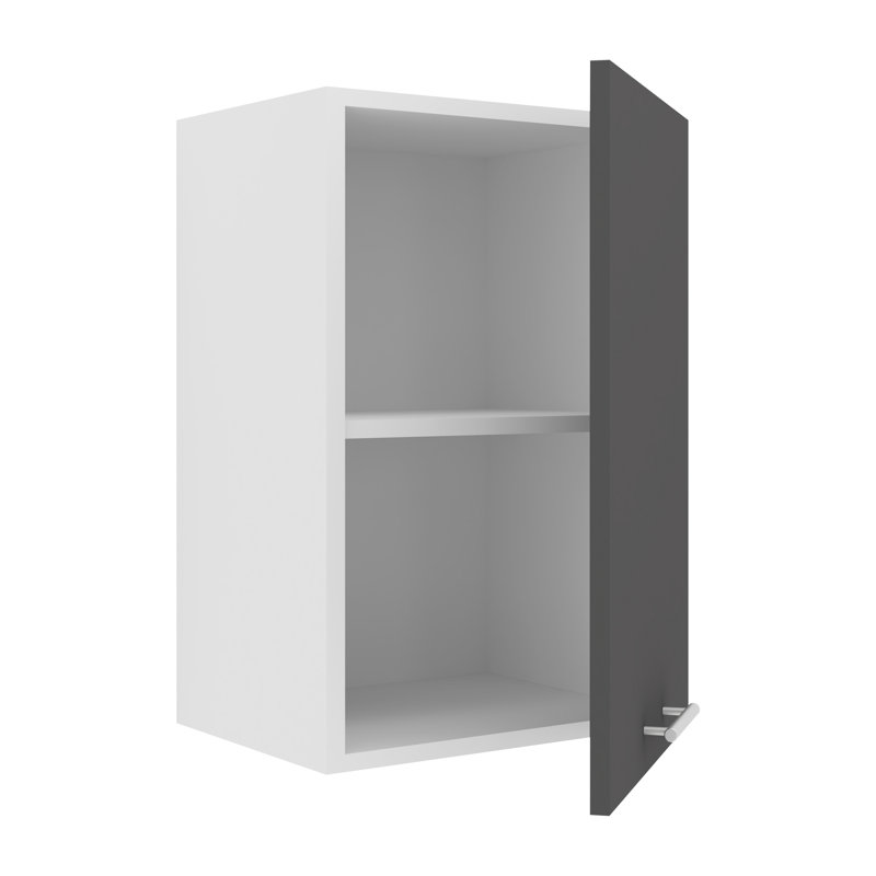Rabbie 60cm Kitchen Pantry, Black, 60cm H x 40cm W x 31cm D