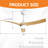 52'' Ceiling Fan With Lights And Remote Control-1679876732-1679876672