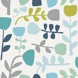 Juni Multicolor Abstract Tulips Wallpaper