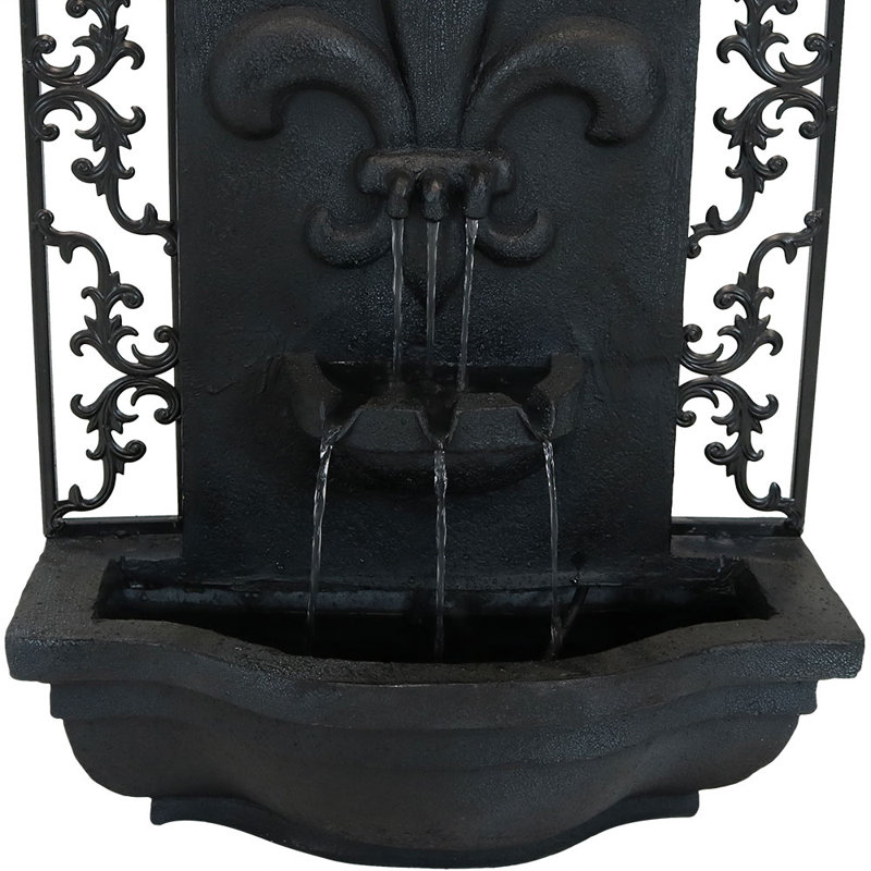 Fontaine murale d'extérieur Mablethorpe, Gris foncé
