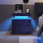 Table de chevet 2 tiroirs Delonia-83145959