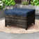 Anahit Wicker Outdoor Ottoman (Set of 2)