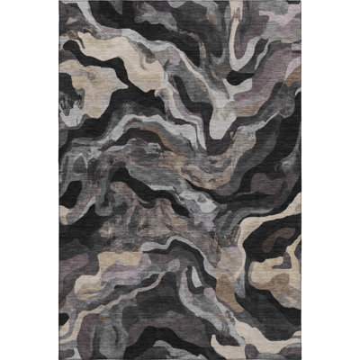 Premium Machine Washable Mayfield AMF2162 modern Rug