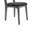 Chaise de salle à manger à dossier ouvert Katelyn Midnight - ensemble de 2