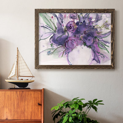 Lavender Floral Splendor I, reproduction d'art sur toile