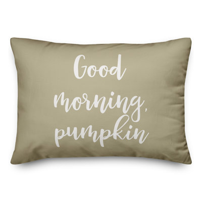  Coussin Good Morning, Pumpkin